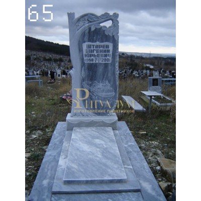 Памятник из мрамора стандарт 65 — ritualum.ru